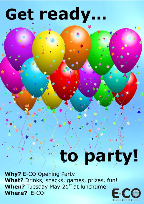 E-CO Opening Party flyer